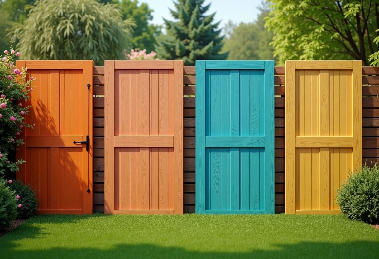 panneau en bois jardin